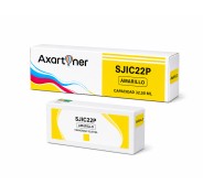 Compatible Epson SJIC22P Amarillo Cartucho de Tinta Pigmentada C33S020604 / SJIC22P(Y) para Epson ColorWorks C3500, TM-C3500