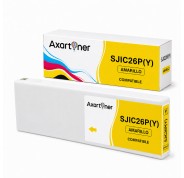 Compatible Epson SJIC26P Amarillo Cartucho de Tinta Pigmentada C33S020621 / SJIC26PY para ColorWorks C7500, TM-C7500