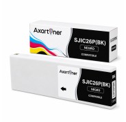 Compatible Epson SJIC26P Negro Cartucho de Tinta Pigmentada C33S020618 / SJIC26PK para ColorWorks C7500, TM-C7500