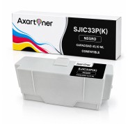 Compatible Epson SJIC33PK Negro Cartucho de Tinta C33S020655 para Epson TM-J7200, TM-J7700