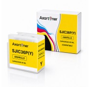 Compatible Epson SJIC36P Amarillo Cartucho de Tinta Pigmentada C13T44C440 / SJIC36P(Y) para Epson ColorWorks C6000 C6000Ae C6000Pe C6500 C6500Ae C6500Pe