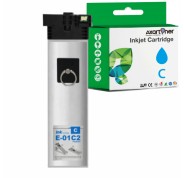 Compatible Epson T01C2 Cyan Cartucho de Tinta Pigmentada C13T01C200 para Epson WorkForce Pro WF-C529, WF-C579