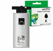 Compatible Epson T01C1 Negro Cartucho de Tinta Pigmentada C13T01C100 para Epson WorkForce Pro WF-C529, WF-C579