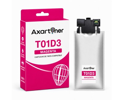 Compatible Epson T01D3 / T01C3 Magenta Cartucho de Tinta Pigmentada C13T01D300 para Epson WorkForce Pro WF-C529, WF-C579