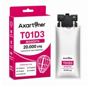 Compatible Epson T01D3 / T01C3 Magenta Cartucho de Tinta Pigmentada C13T01D300 para Epson WorkForce Pro WF-C529, WF-C579