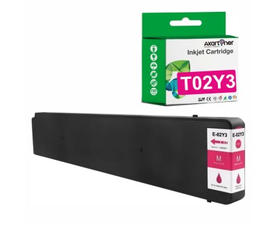 Compatible Epson T02Y3 Magenta Cartucho de Tinta Pigmentada C13T02Y300 para WorkForce Enterprise WF-C21000 D4TW / WorkForce Enterprise WF-C21000 D4TW EPP / WF-C21000 D4TW / WF-C21000 D4TW EPP