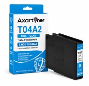 Compatible Epson T04A2 Cyan Cartucho de Tinta Pigmentada C13T04A240 WorkForce Pro WF-C8190, WF-C8690