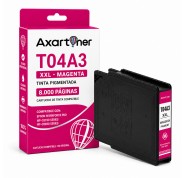 Compatible Epson T04A3 Magenta Cartucho de Tinta Pigmentada C13T04A340 WorkForce Pro WF-C8190, WF-C8690