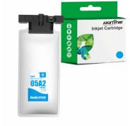 Compatible Epson T05A2 Cyan Cartucho de Tinta C13T05A200 para Epson WorkForce Pro WF-C878, WF-C879