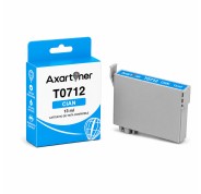 Compatible Epson T0712 / T0892 Cyan Cartucho de Tinta C13T07124012 / C13T08924011
