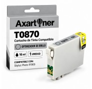 Compatible EPSON T0870 OPTIMIZADOR DE BRILLO CARTUCHO DE TINTA C13T08704010 para Stylus Photo R1900