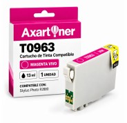 Compatible Epson T0963 Magenta Cartucho de Tinta C13T09634010 para Stylus Photo R2880