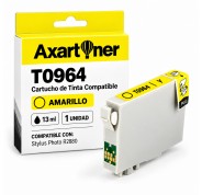 Compatible Epson T0964 Amarillo Cartucho de Tinta C13T09644010 para Stylus Photo R2880