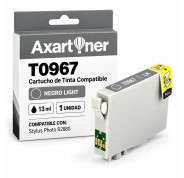 Compatible Epson T0967 Negro Light Cartucho de Tinta C13T09674010 para Stylus Photo R2880
