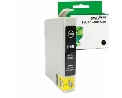 Compatible Epson T0968 Negro Mate Cartucho de Tinta C13T09684010 para Stylus Photo R2880