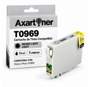 Compatible Epson T0969 Negro Light Light Cartucho de Tinta C13T09694010 para Stylus Photo R2880