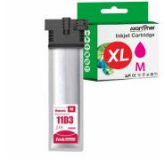 Compatible Epson T11D3 Magenta Cartucho de Tinta C13T11D340 para Epson WF-C539DW / WF-C5890DWF