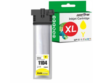 Compatible Epson T11D4 Amarillo Cartucho de Tinta C13T11D440 para Epson WF-C539DW / WF-C5890DWF