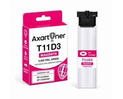 Compatible Epson T11D3 / T11C3 Magenta Cartucho de Tinta Pigmentada C13T11D340 / C13T11C340 para Epson WorkForce Pro WF-C539DW / WF-C5890DWF