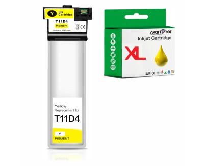 Compatible Epson T11D4 / T11C4 Amarillo Cartucho de Tinta C13T11D440 / C13T11C440 para Epson WorkForce Pro WF-C539DW / WF-C5890DWF
