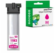 Compatible Epson T11N3 / C13T11N340 Magenta Cartucho de Tinta Pigmentada para Epson WorkForce Pro EM-C800RDWF / EP-C800RDW
