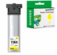 Compatible Epson T11N4 / C13T11N440 Amarillo Cartucho de Tinta Pigmentada para Epson WorkForce Pro EM-C800RDWF / EP-C800RDW