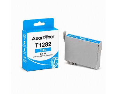 Compatible Epson T1282 Cyan Cartucho de Tinta C13T12824010