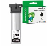 Compatible Epson T12D1 Negro Cartucho de Tinta Pigmentada C13T12D140 para Epson WorkForce Pro WF-M5399DW / WF-M5399DWF / WF-M5899DWF