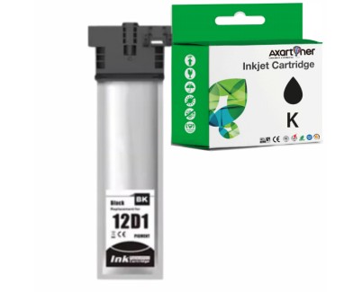 Compatible Epson T12D1 Negro Cartucho de Tinta Pigmentada C13T12D140 para Epson WorkForce Pro WF-M5399DW / WF-M5399DWF / WF-M5899DWF