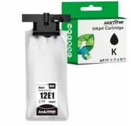 Compatible Epson T12E1 Negro Cartucho de Tinta Pigmentada C13T12E140 para Epson WorkForce Pro WF-M5399DW / WF-M5399DWF / WF-M5899DWF