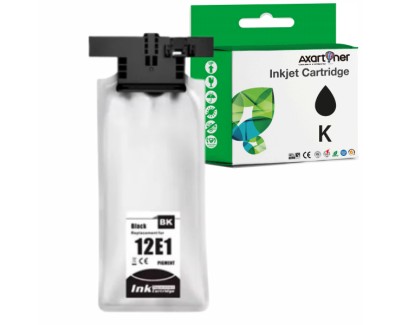 Compatible Epson T12E1 Negro Cartucho de Tinta Pigmentada C13T12E140 para Epson WorkForce Pro WF-M5399DW / WF-M5399DWF / WF-M5899DWF