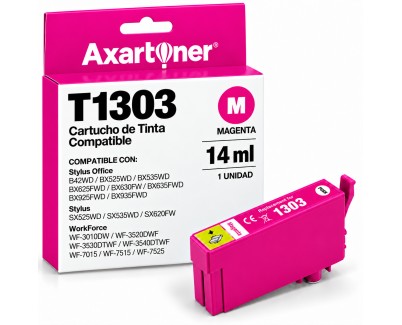 Compatible Epson T1303 Magenta Cartucho de Tinta C13T13034012