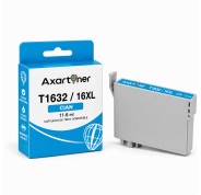 Compatible Epson T1632 / T1622 (16XL) Cyan Cartucho de Tinta C13T16324012 / C13T16224012