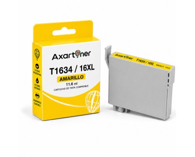 Compatible Epson T1634 / T1624 (16XL) Amarillo Cartucho de Tinta C13T16344012 / C13T16244012
