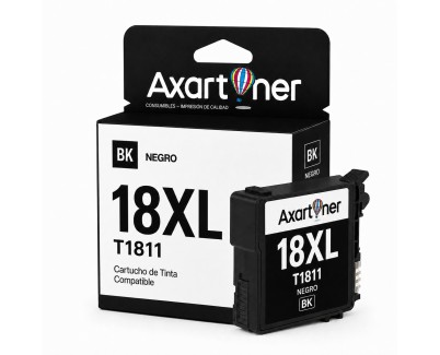 Compatible Epson T1811 / T1801 - 18XL Negro Cartucho de Tinta C13T18114012 / C13T18014012