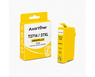 Compatible Epson T2714 / T2704 - 27XL Amarillo Cartucho de Tinta C13T27144010 / C13T27044010