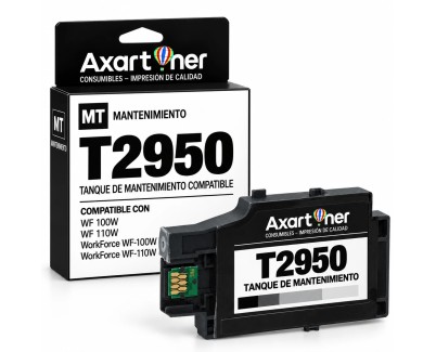 Compatible Epson T2950 Tanque de Mantenimiento C13T295000 para WorkForce WF-100w, WF-110w