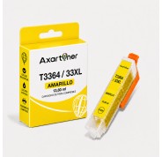 Compatible Epson T3364 / T3344 - 33XL Amarillo Cartucho de Tinta C13T33644012 / C13T33444012 para Expression Premium XP530 XP540 XP630 XP635 XP640 XP645 XP7100 XP830 XP900