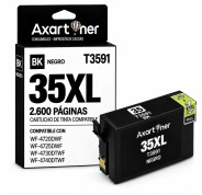 Compatible Epson T3591 / T3581 (35XL) Negro Cartucho de Tinta Pigmentada C13T35914010 / C13T35814010