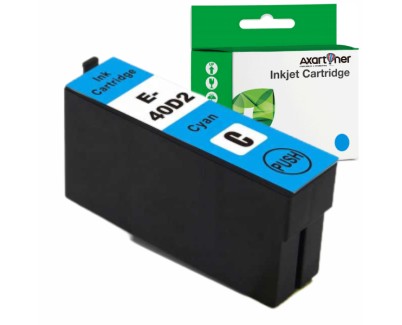 Compatible Epson T40D2 Cyan Cartucho de Tinta Pigmentada C13T40D240 / C13T40C240 SureColor SC-T2100, SC-T3100, SC-T5100