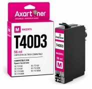 Compatible Epson T40D3 Magenta Cartucho de Tinta Pigmentada C13T40D340 / C13T40C340 SureColor SC-T2100, SC-T3100, SC-T5100