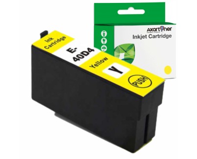 Compatible Epson T40D4 Amarillo Cartucho de Tinta Pigmentada C13T40D440 / C13T40C440 SureColor SC-T2100, SC-T3100, SC-T5100