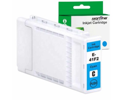 Compatible Epson T41F2 Cyan Cartucho Tinta Pigmentada C13T41F240 / C13T41R240 SureColor SC-T3400, SC-T3405, SC-T5400, SC-T5405