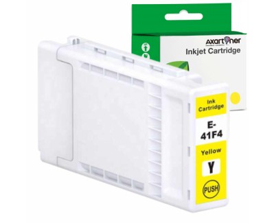 Compatible Epson T41F4 Amarillo Cartucho Tinta Pigmentada C13T41F440 / C13T41R440 SureColor SC-T3400, SC-T3405, SC-T5400, SC-T5405