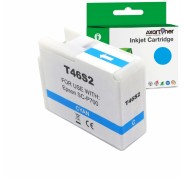 Compatible Epson T46S2 Cyan Cartucho de Tinta Pigmentada C13T46S200 para Epson SureColor SC-P700 / SC-P706