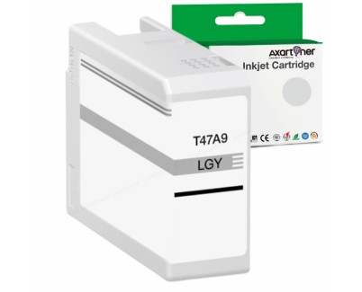 Compatible Epson T47A9 Gris Light Cartucho de Tinta Pigmentada C13T47A900 para Epson SureColor SC-P900