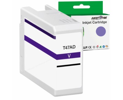 Compatible Epson T47AD Violeta Cartucho de Tinta Pigmentada C13T47AD00 para Epson SureColor SC-P900