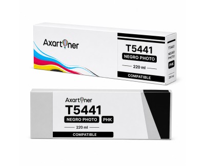 Compatible Epson T5441 Negro Photo Cartucho de Tinta Pigmentada C13T544100 para Epson Stylus Pro 4000 / 7600 / 9600