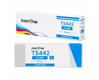 Compatible Epson T5442 Cyan Cartucho de Tinta Pigmentada C13T544200 para Epson Stylus Pro 4000 / 7600 / 9600