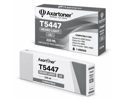 Compatible Epson T5447 Negro Light Cartucho de Tinta Pigmentada C13T544700 para Epson Stylus Pro 4000 / 7600 / 9600